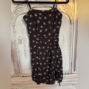 Aeropostale Black Floral Dress